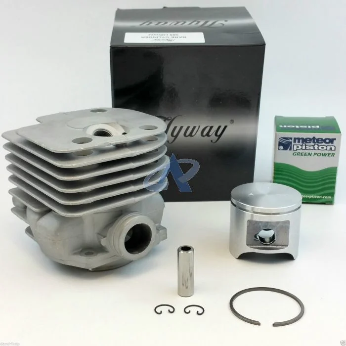 Cylindre avec METEOR Piston pour HUSQVARNA 365, 365 EPA (48mm) [#503939071]