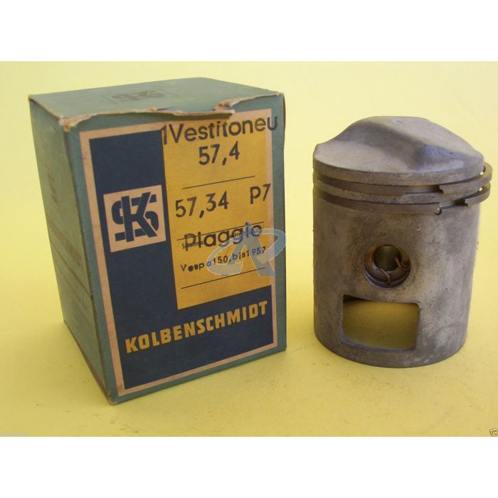 Piston pour PIAGGIO Vespa 150 till 1957 (57.4mm) Surdimensions de Kolbenschmidt