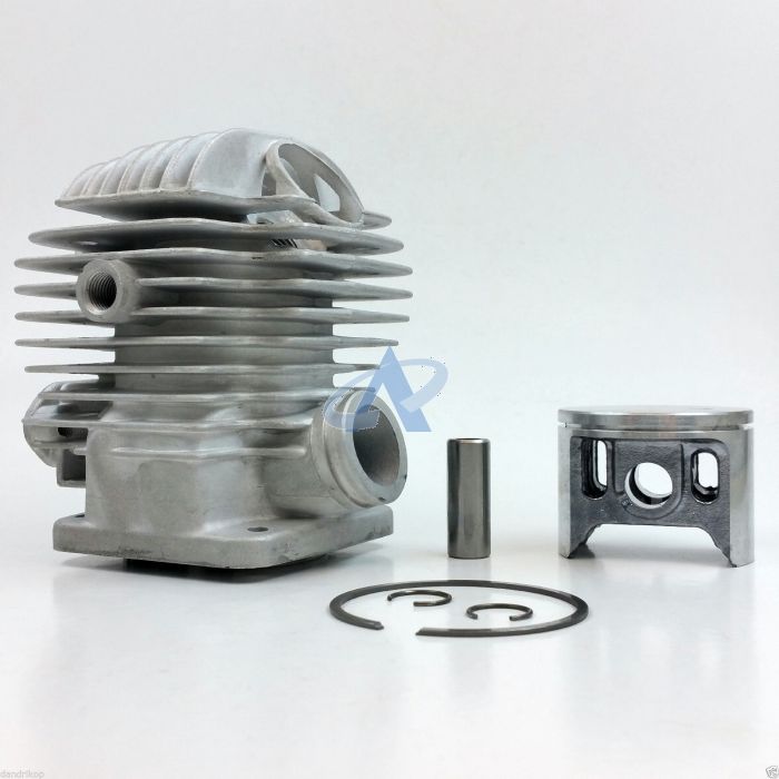 Cylindre et Piston pour MAKITA DCS6401, DCS6421, DCS7301 (52mm) [Gros Trou]