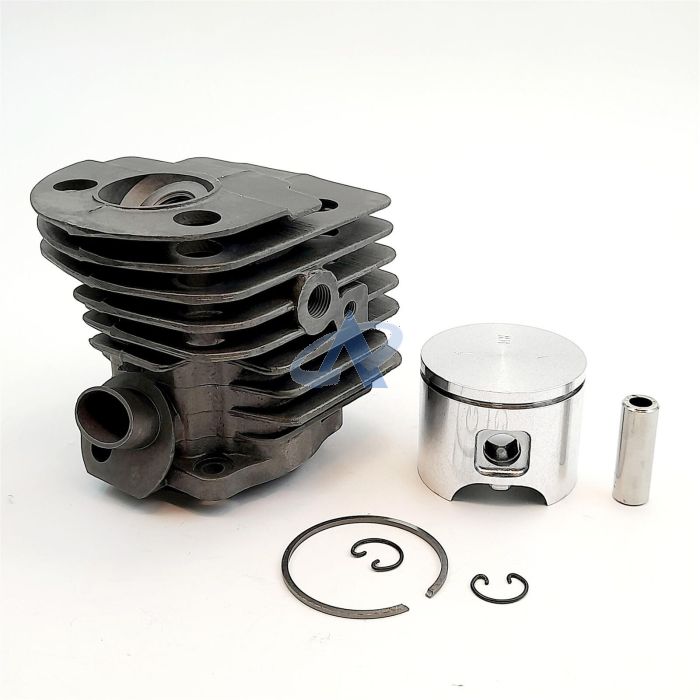 Cylindre et Piston pour HUSQVARNA 50, 51, 55 EU1, Rancher & EPA (46mm) Chromé