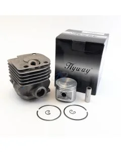 Cylindre avec Piston pour HUSQVARNA 362XP, 365, 371K, 372XP, 375K haute compression (52mm) Gros Trou